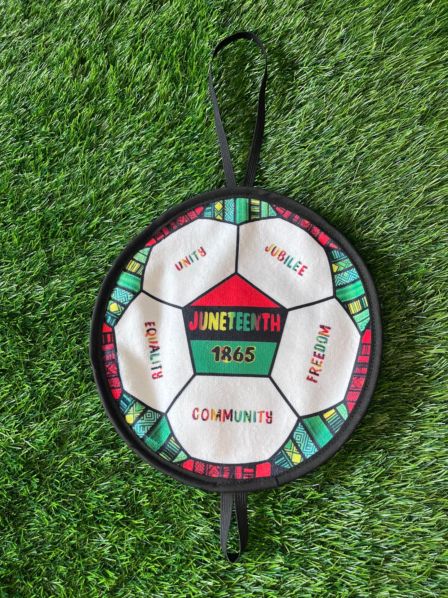 Juneteenth Soccer Towel